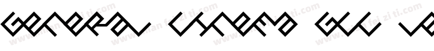 General Cinema GCC Letters Font字体转换